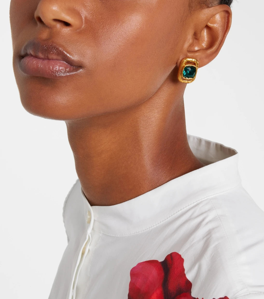 Oscar de la Renta - Crystal-embellished earrings