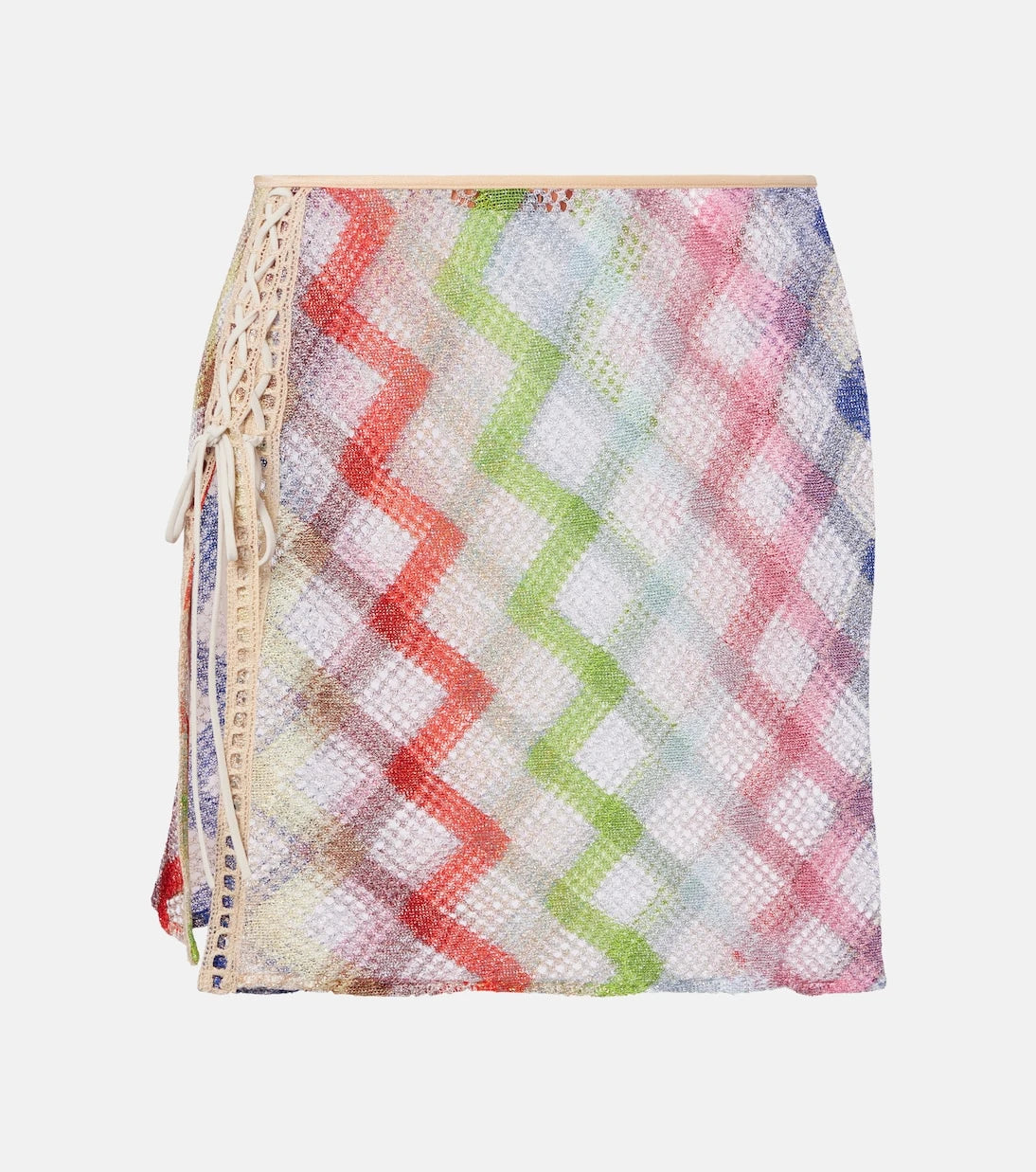 Missoni - Zigzag crochet miniskirt