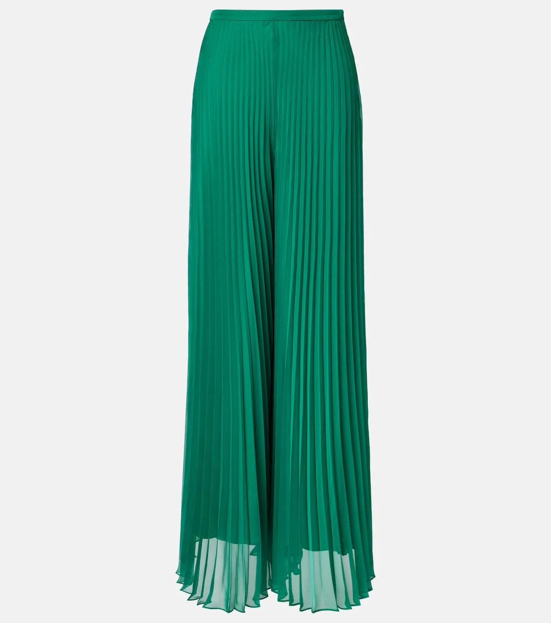 Max Mara - بنطال غريمبو بليسيه بأرجل واسعة