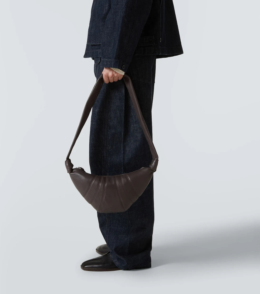 Lemaire - Croissant Small leather shoulder bag