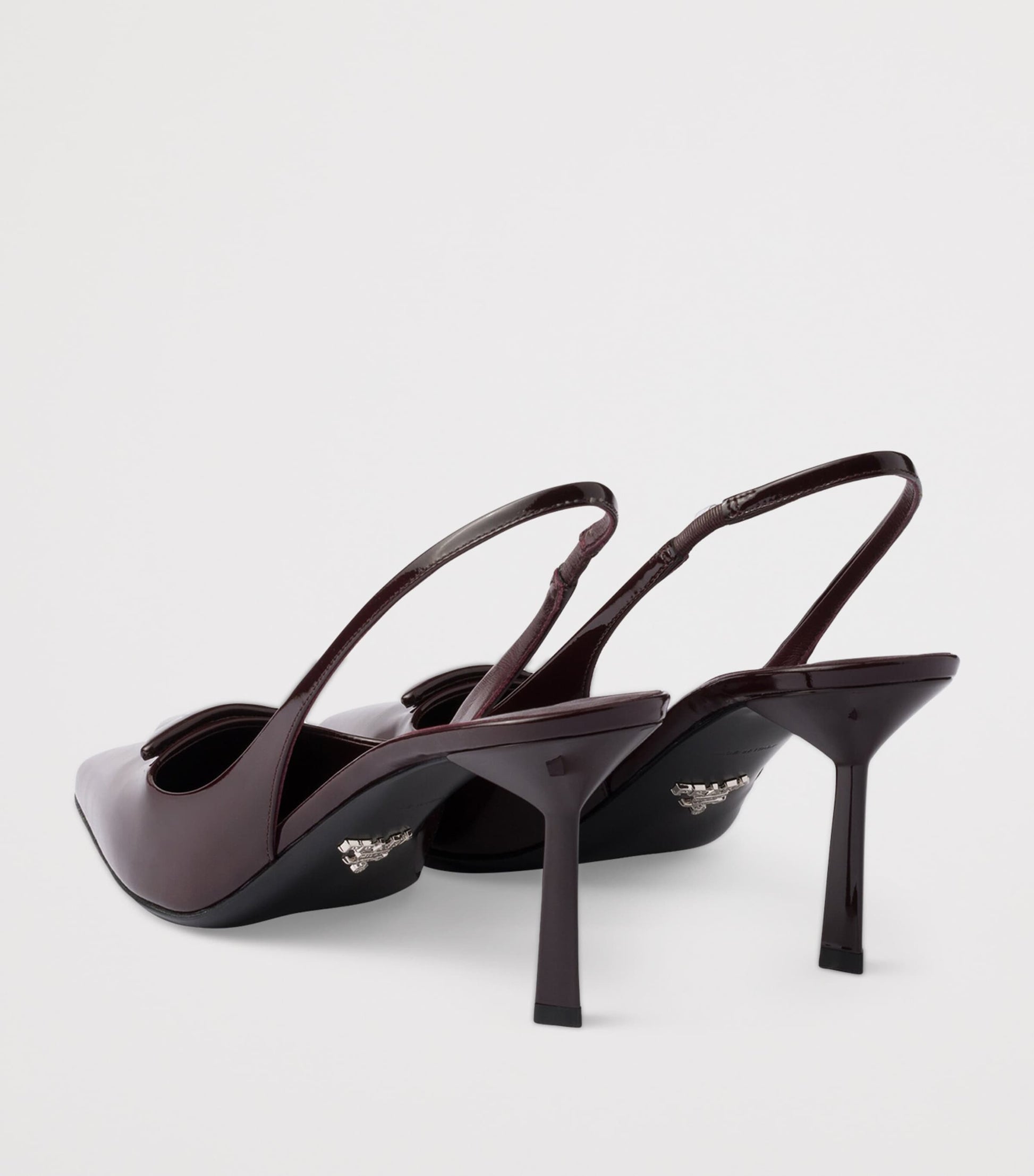 Prada Patent Leather Slingback Pumps 75