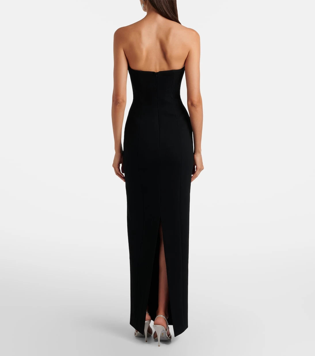 Rachel Gilbert - Mirage floral-appliqué bustier gown