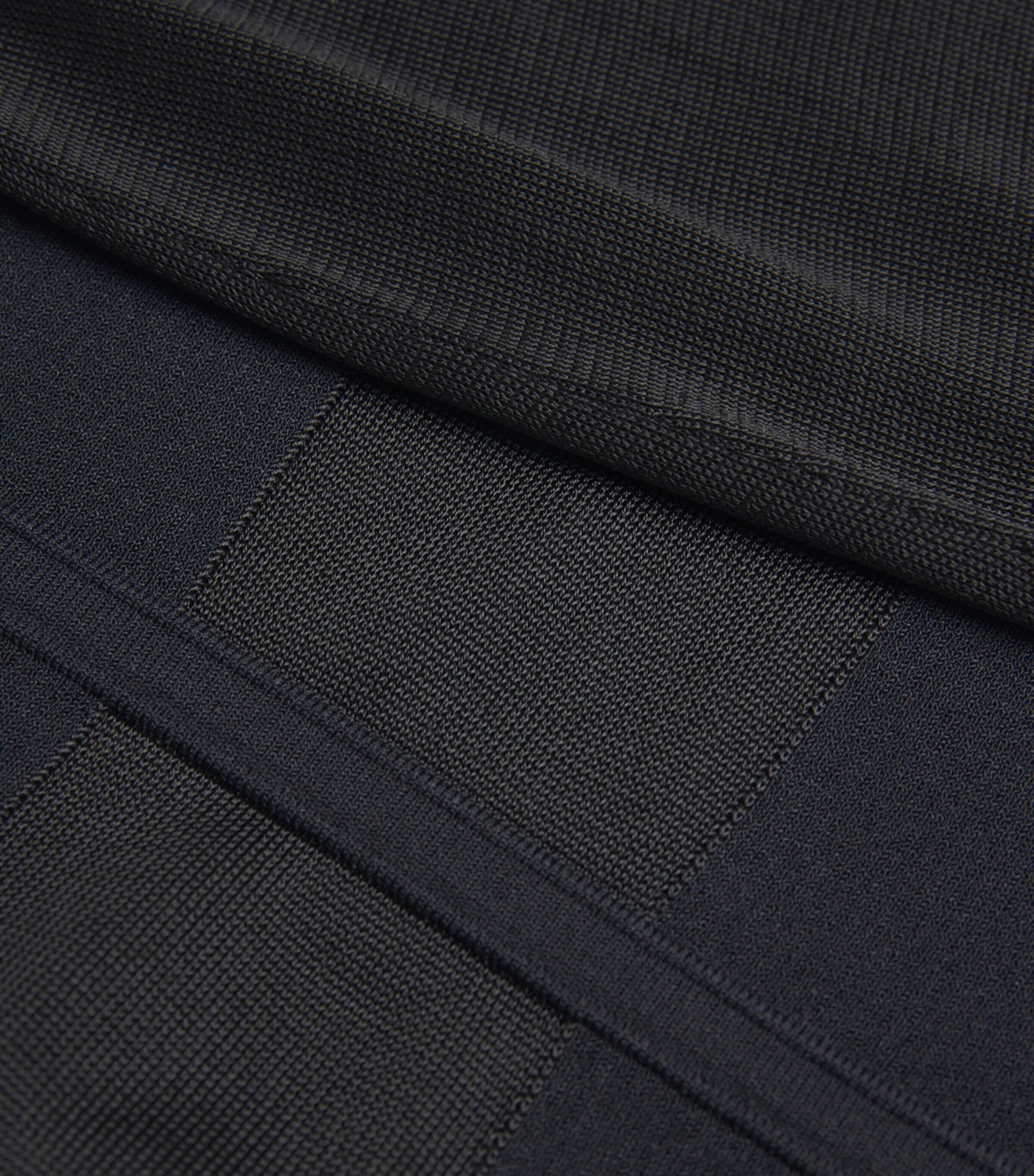 Nensi Dojaka Black Long-Sleeve Angular Bodysuit