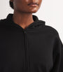Cotton-Blend Zip-Up Hoodie ONYX