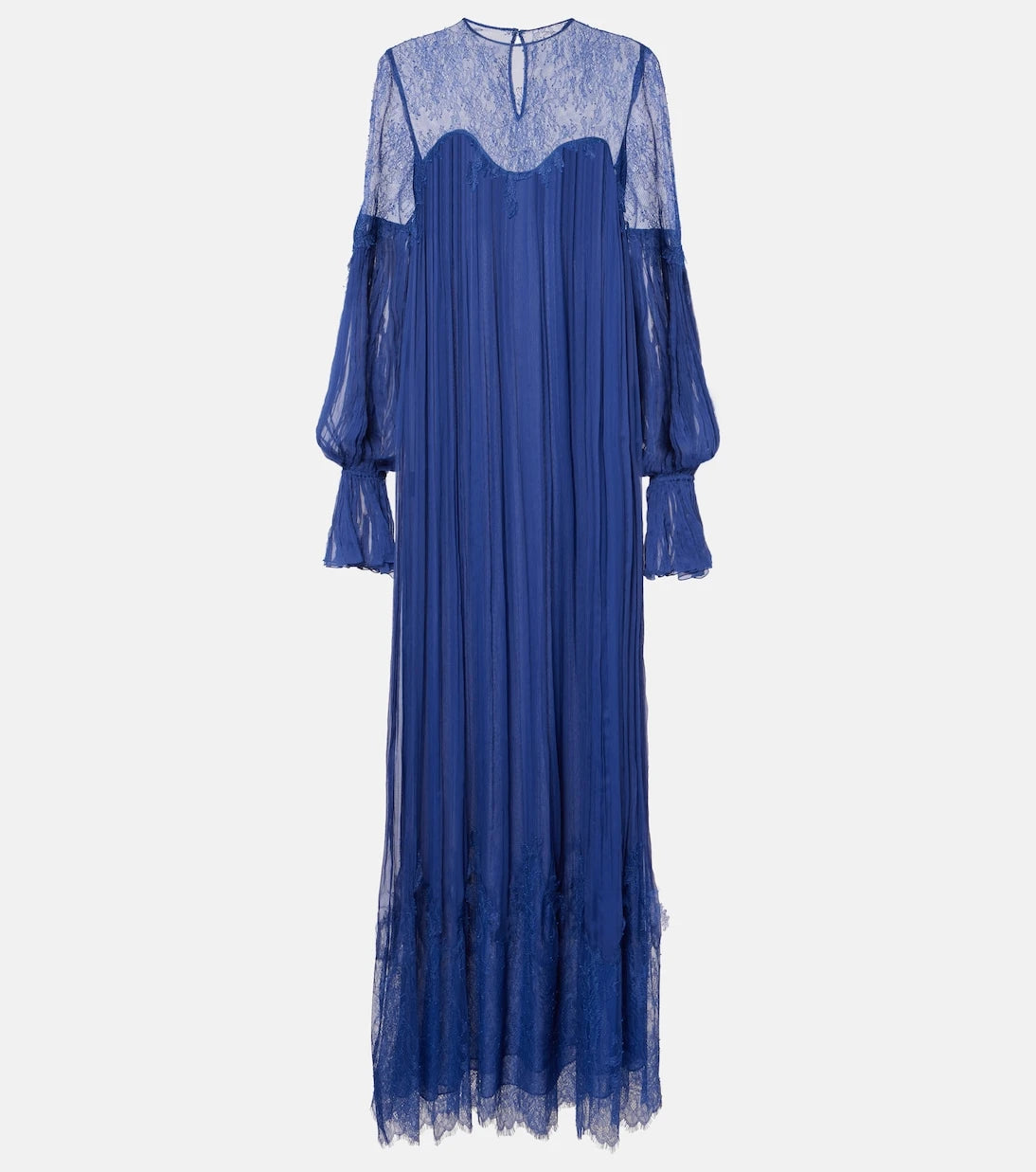 Costarellos - Renia chantilly lace gown