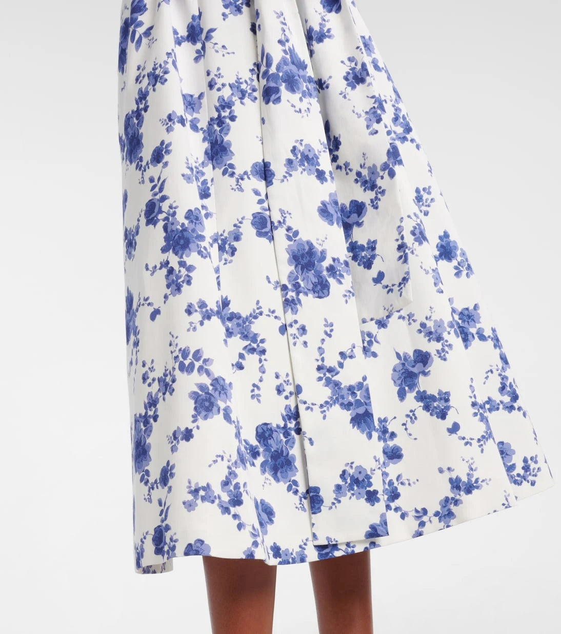 Carolina Herrera - Floral faille midi dress