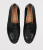 Croc-Embossed Leather Lopez Loafers