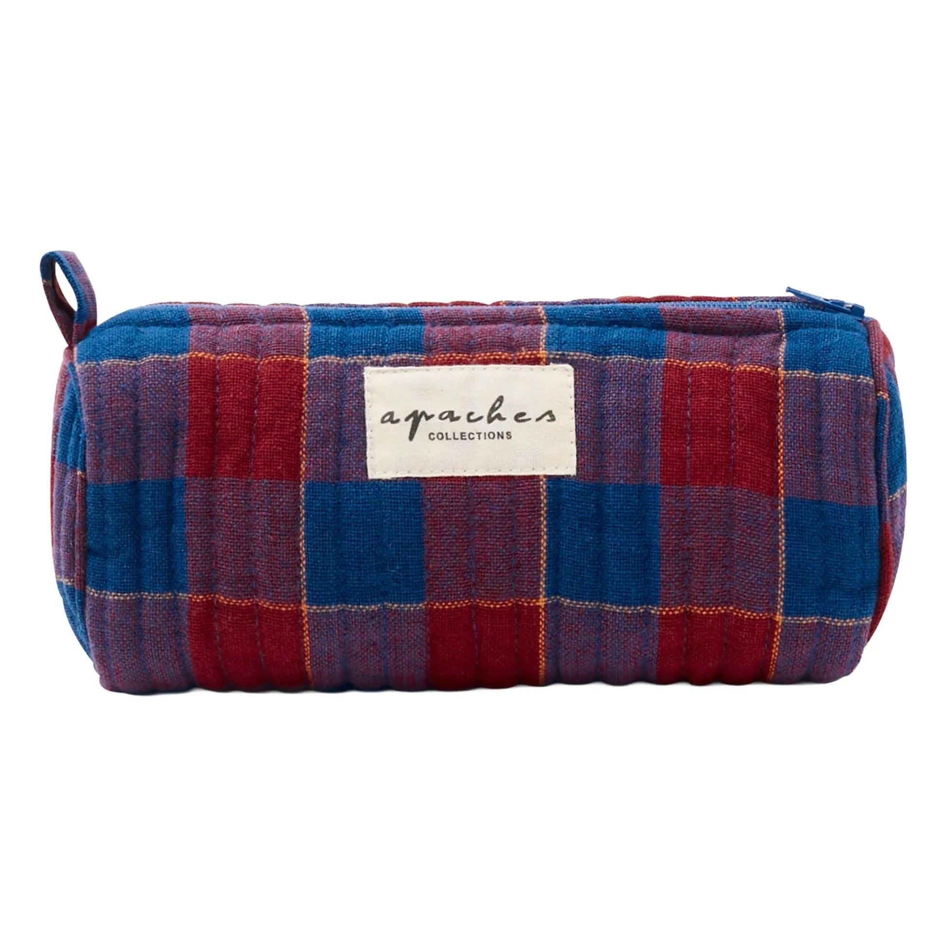 Apaches - Opal Quilted Pencil Case | Red