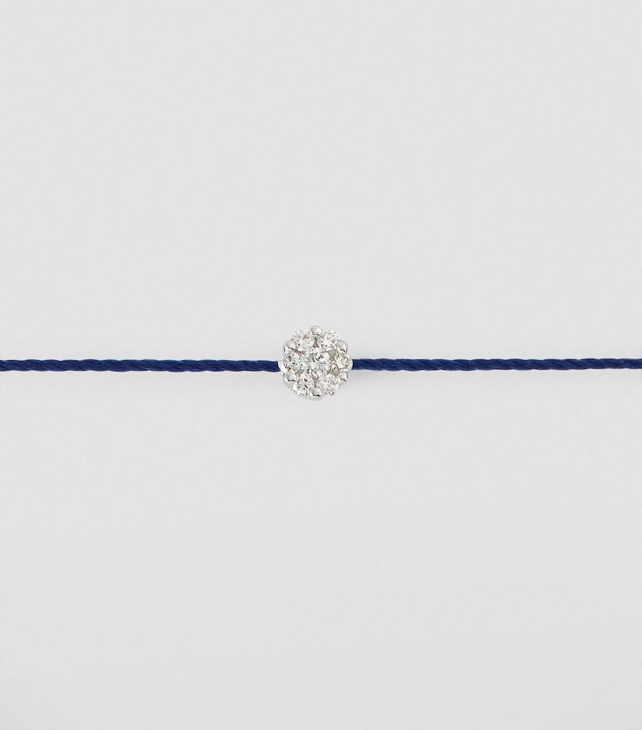 Redline White Gold and Diamond Illusion Bracelet