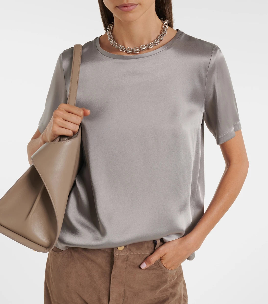 'S Max Mara - Satin T-shirt
