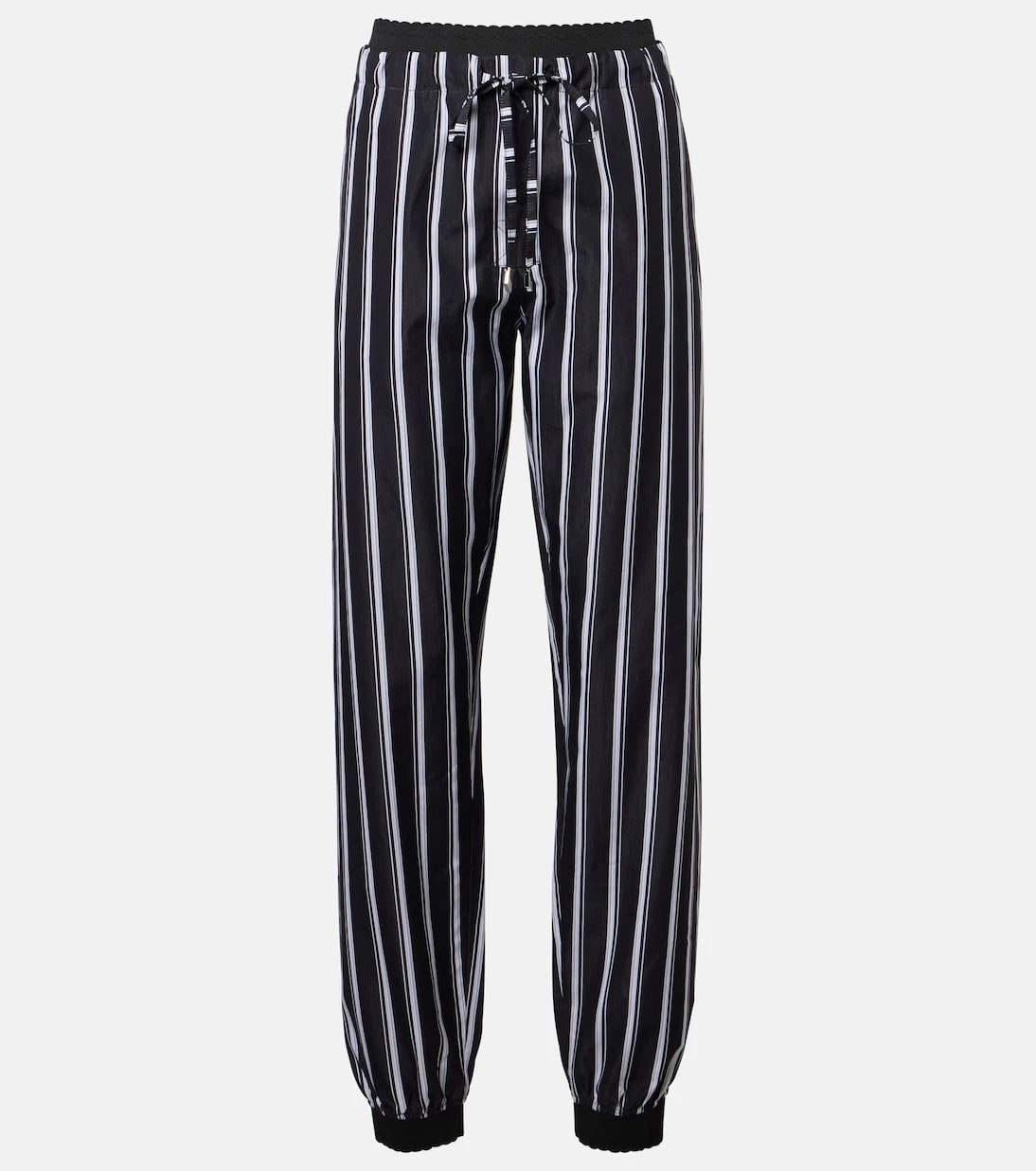 The Attico - Striped cotton sweatpants