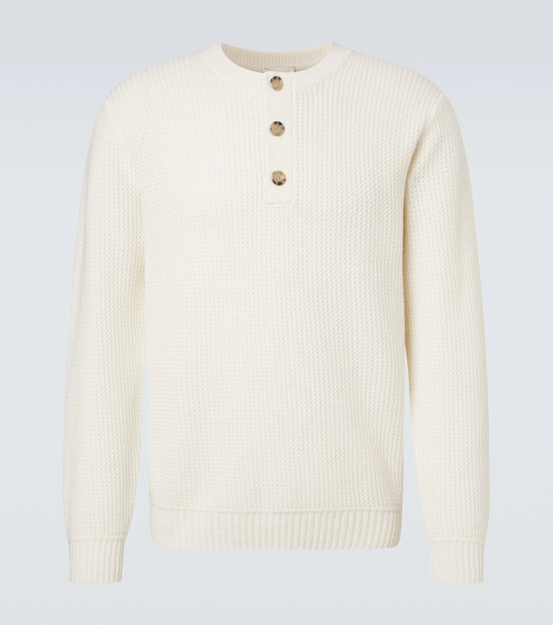 Allude - Waffle-knit wool and cashmere sweater
