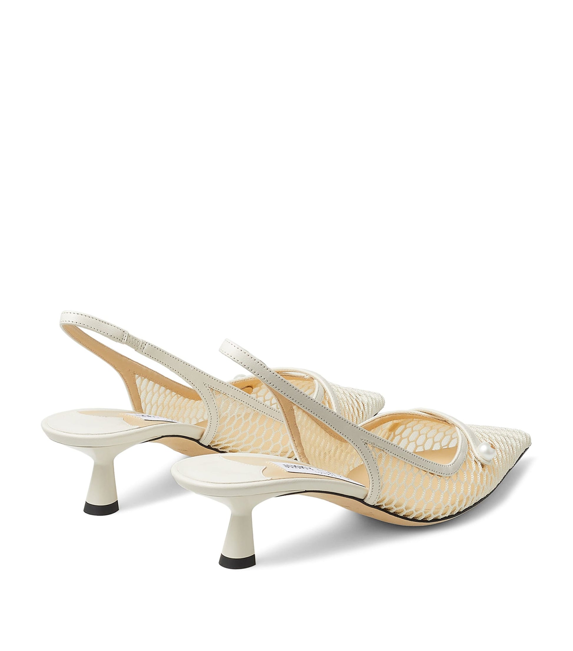 Amita 45 Mesh Pumps WHITE/LATTE
