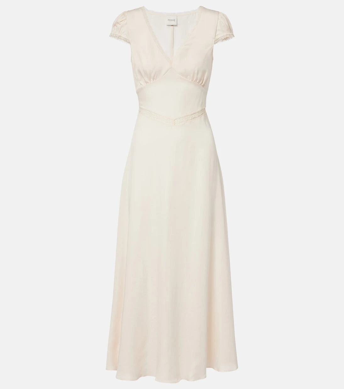 Posse - Perla lace-trimmed midi dress