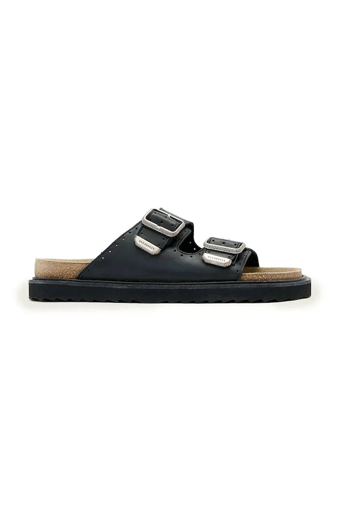 Велурени чехли AllSaints Randal Sandal