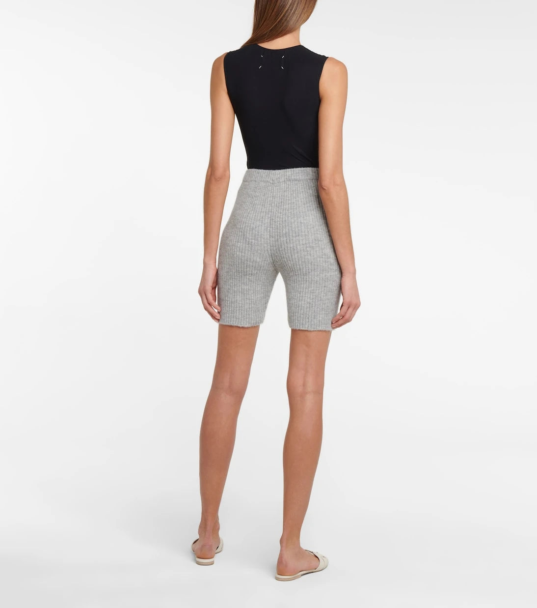 Nanushka - Siu ribbed-knit biker shorts