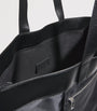 MM6 Maison Margiela Calfskin-Trim Reverse Tote Bag