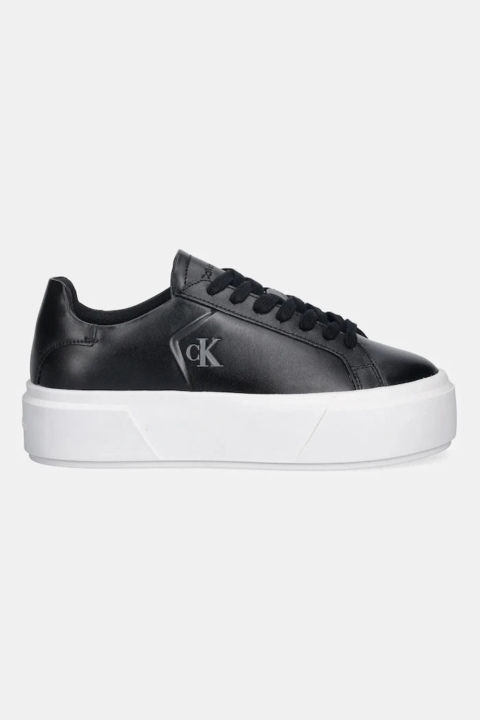 Calvin Klein FLATFORM LACE UP LTH MG Deri Spor Ayakkabı