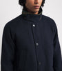 Navy Wool Bedale Jacket