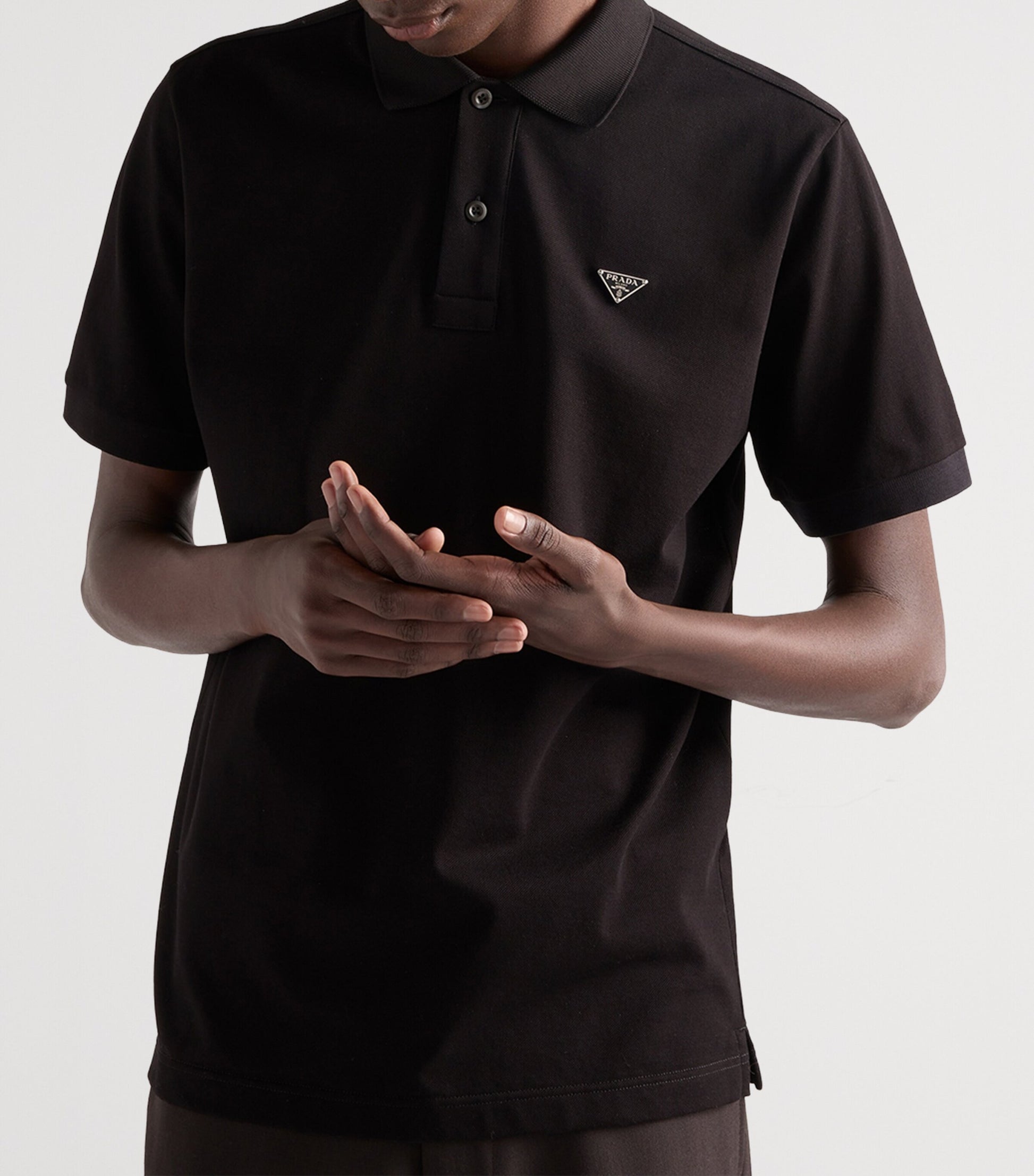 Prada Cotton Piqué Polo Shirt