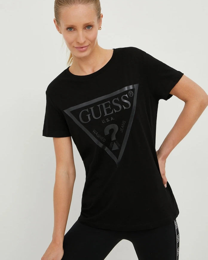 Pamuklu tişört Guess ADELE
