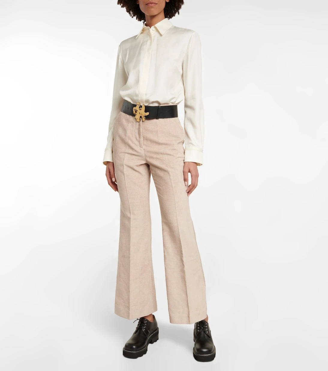 Gabriela Hearst - Gabriel high-rise flared pants