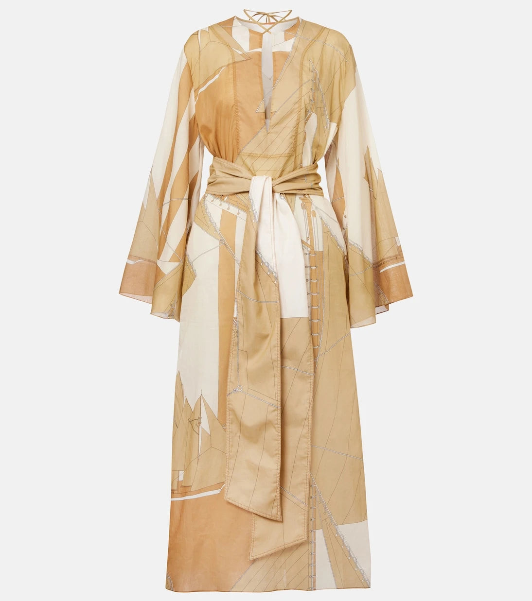 Johanna Ortiz - Aqua Cruiser cotton voile kaftan