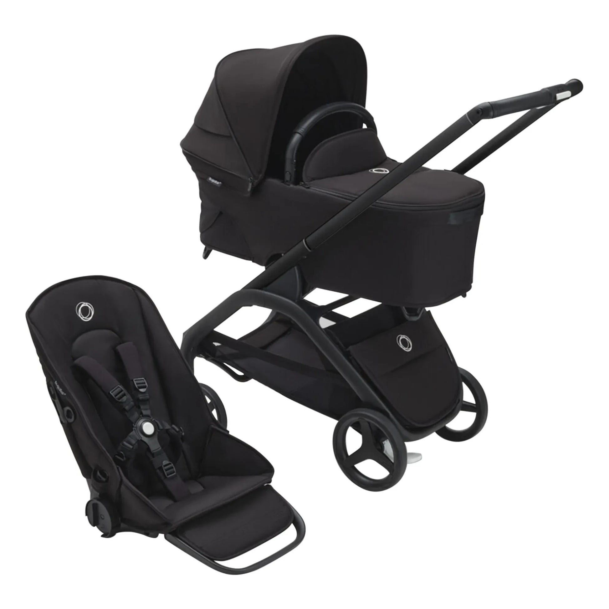 Bugaboo - Bugaboo Dragonfly City Stroller complete chassis black | Black