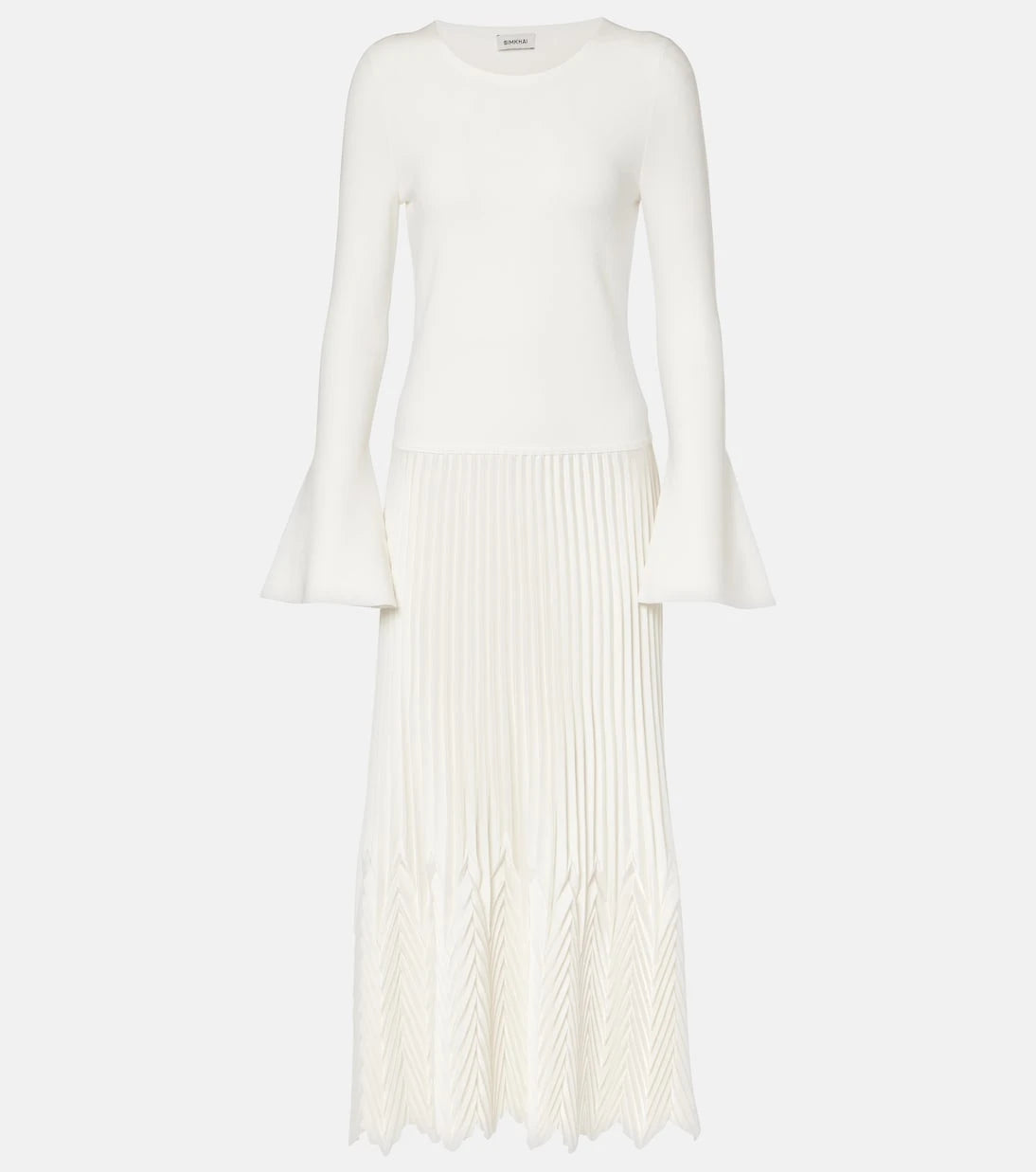 Simkhai - Damoni pleated midi dress