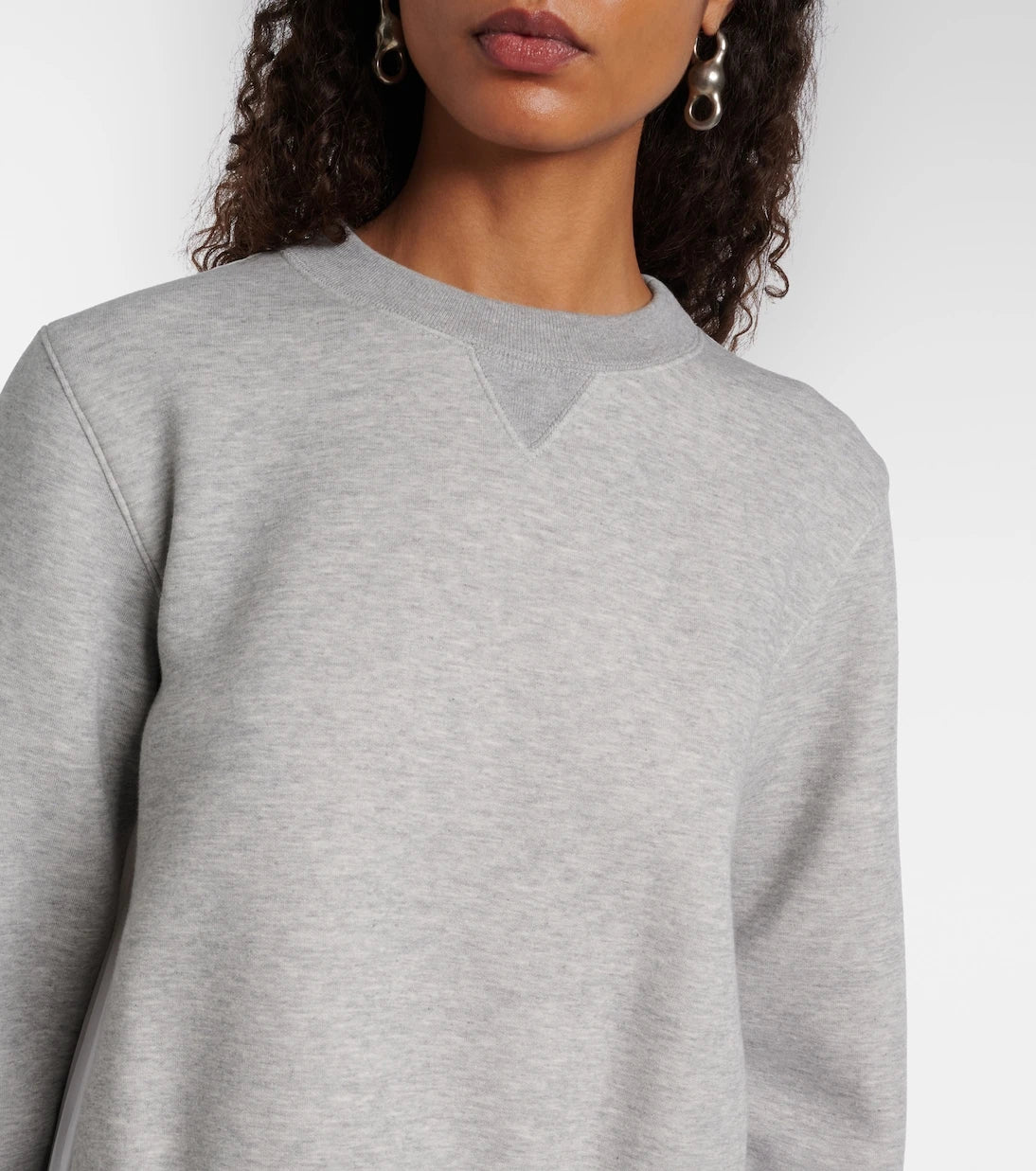 Sacai - Cotton-blend sweatshirt
