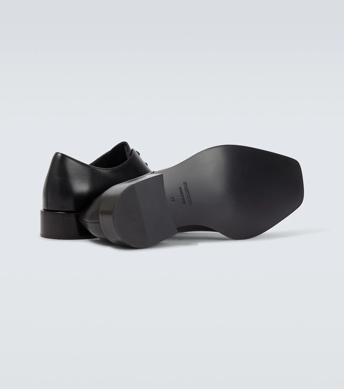 Balenciaga - Concorde leather Derby shoes