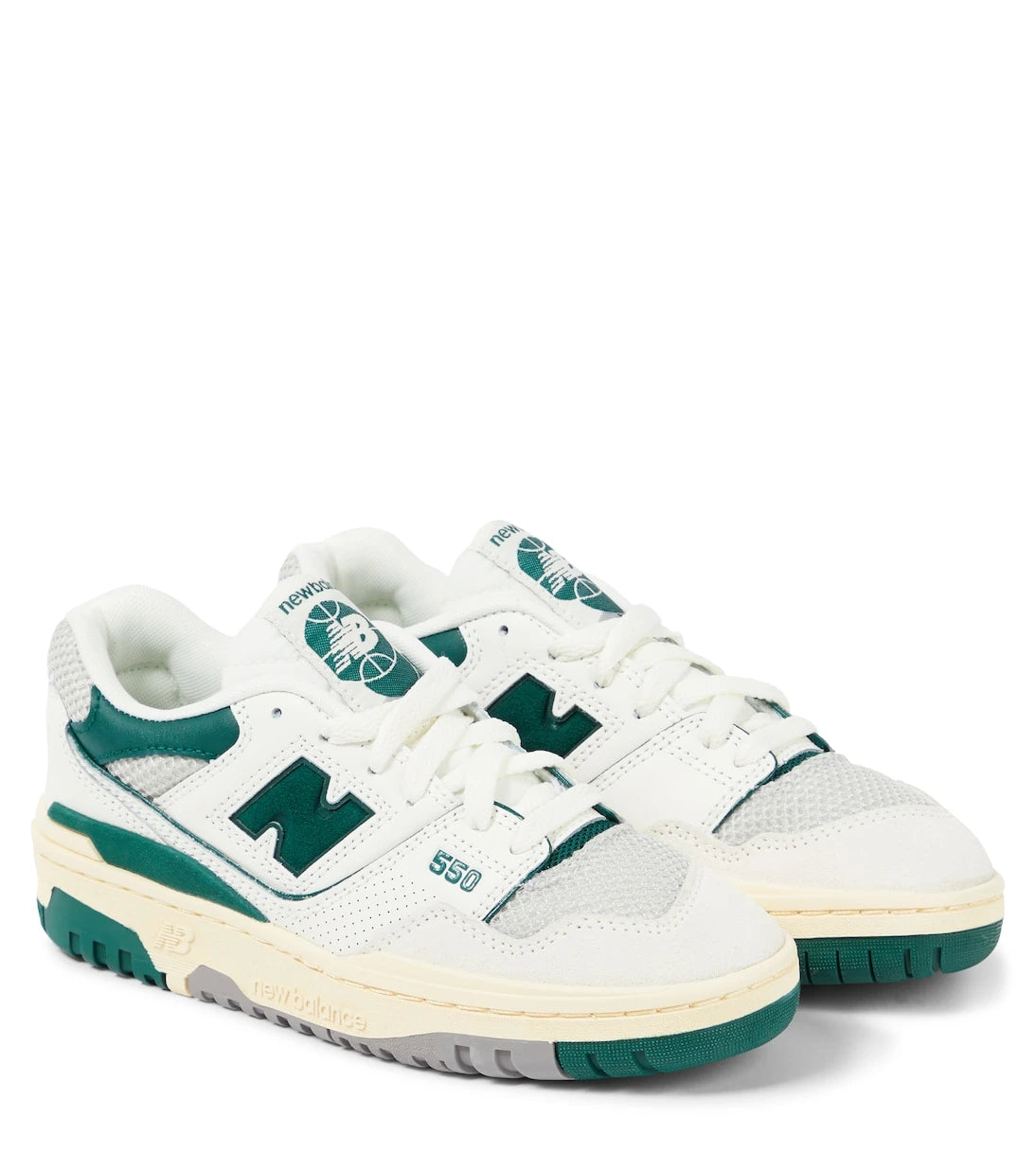 New Balance Kids - أحذية 550 الرياضية الجلدية