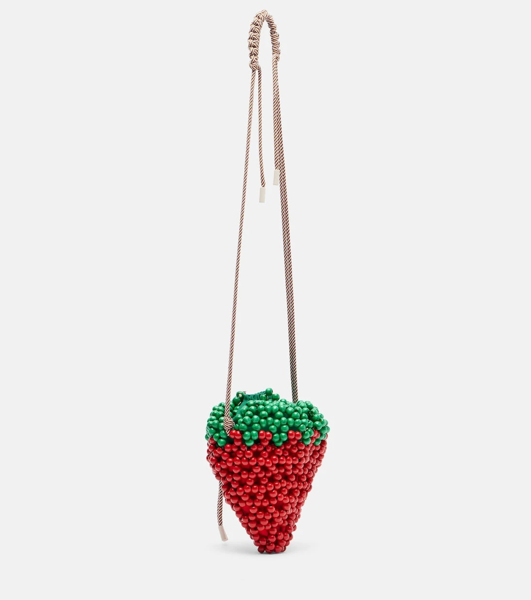Alémais - Strawberry Mini beaded crossbody bag