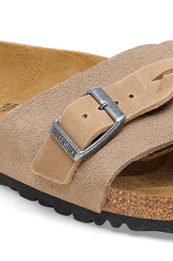 Велурени чехли Birkenstock Oita