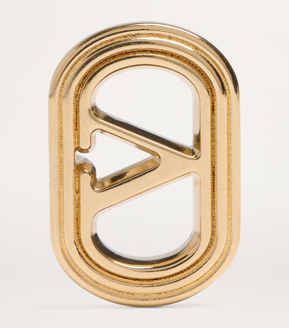 Valentino Garavani Ovalette VLogo Stud Earrings