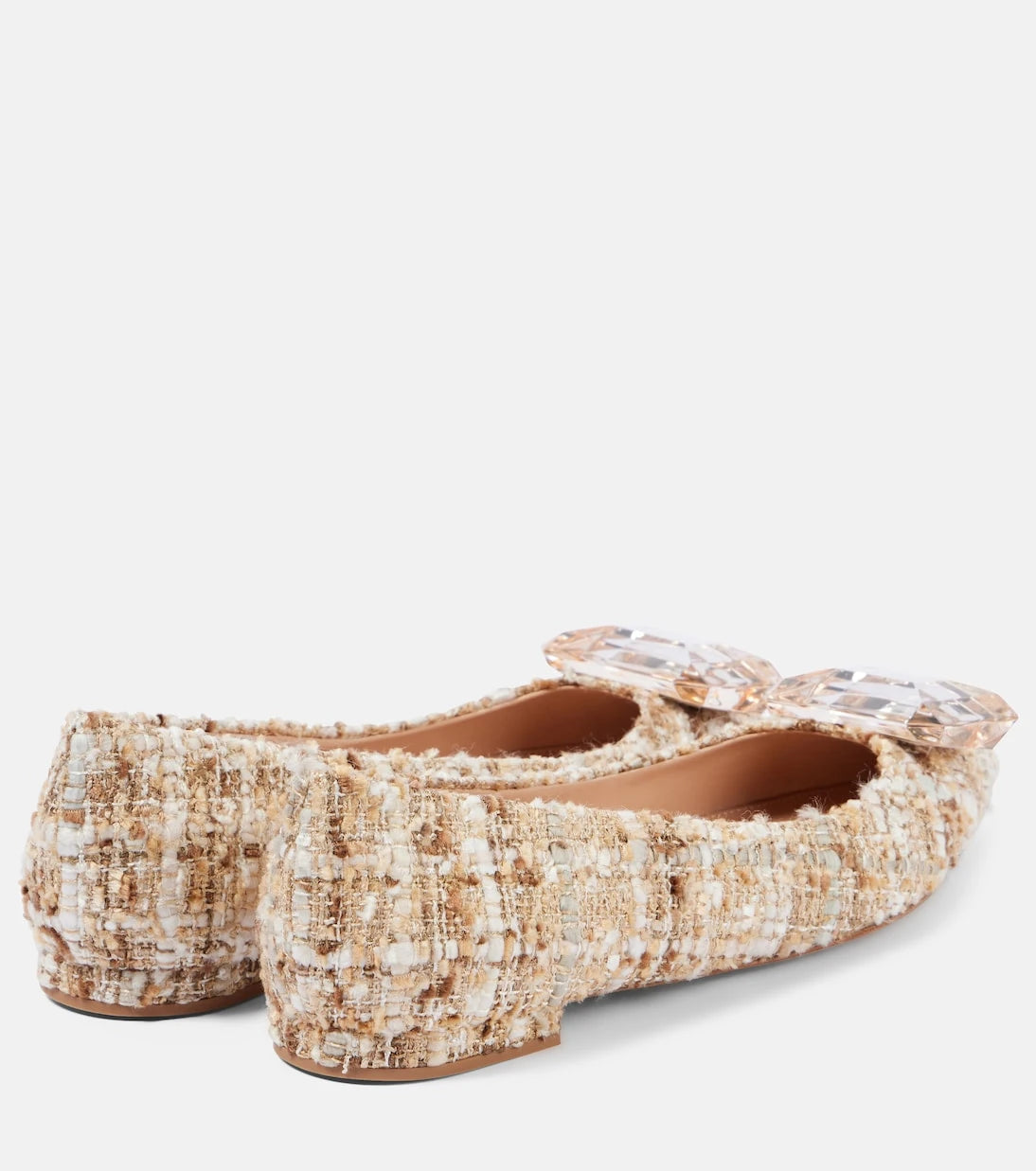 Gianvito Rossi - Jaipur bouclé ballet flats