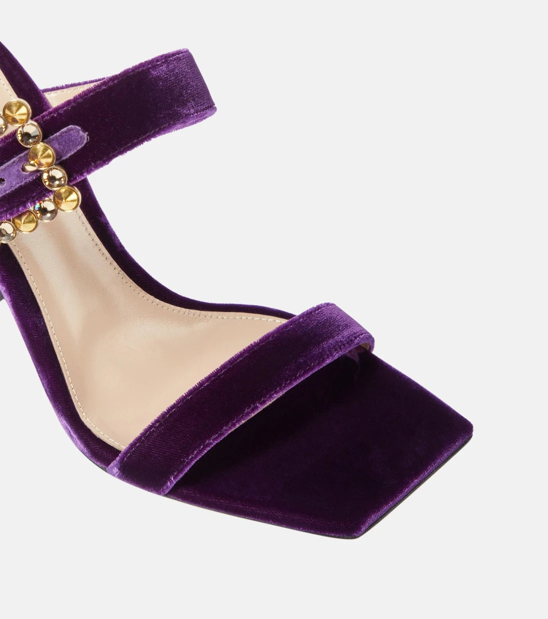 Gianvito Rossi - Wondy embellished velvet mules