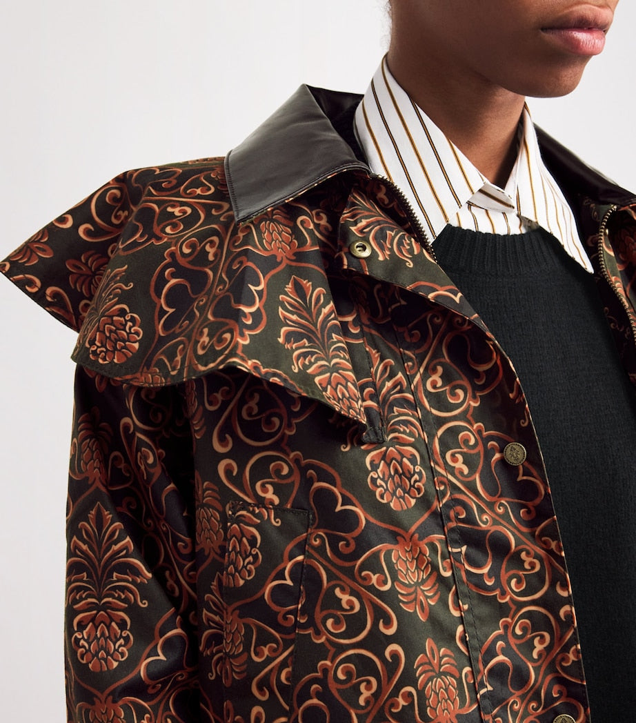 Barbour x FARM Rio Waxed Cotton Luana Jacket