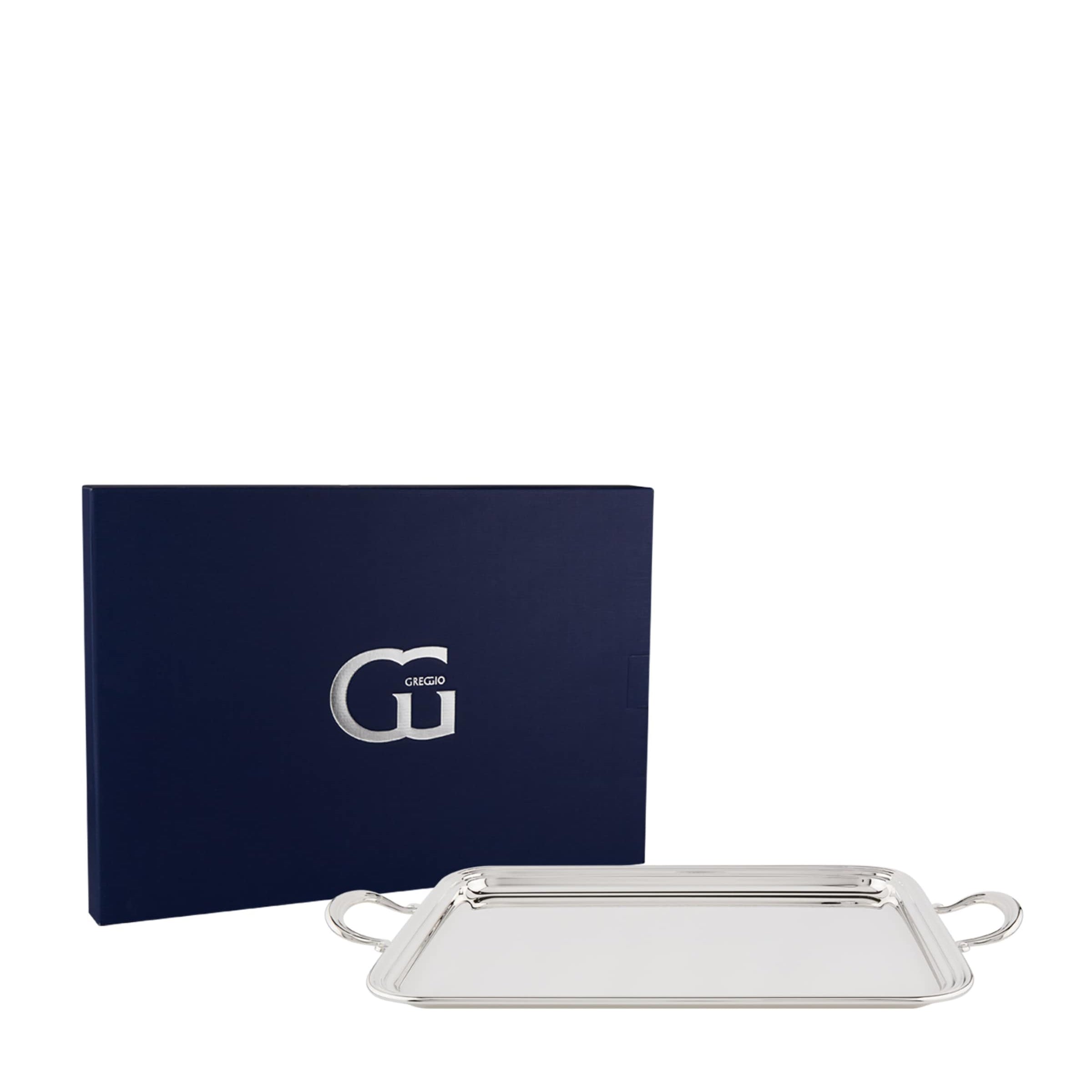 Silver-Plated English Tray With Handles (41cm x 30cm)