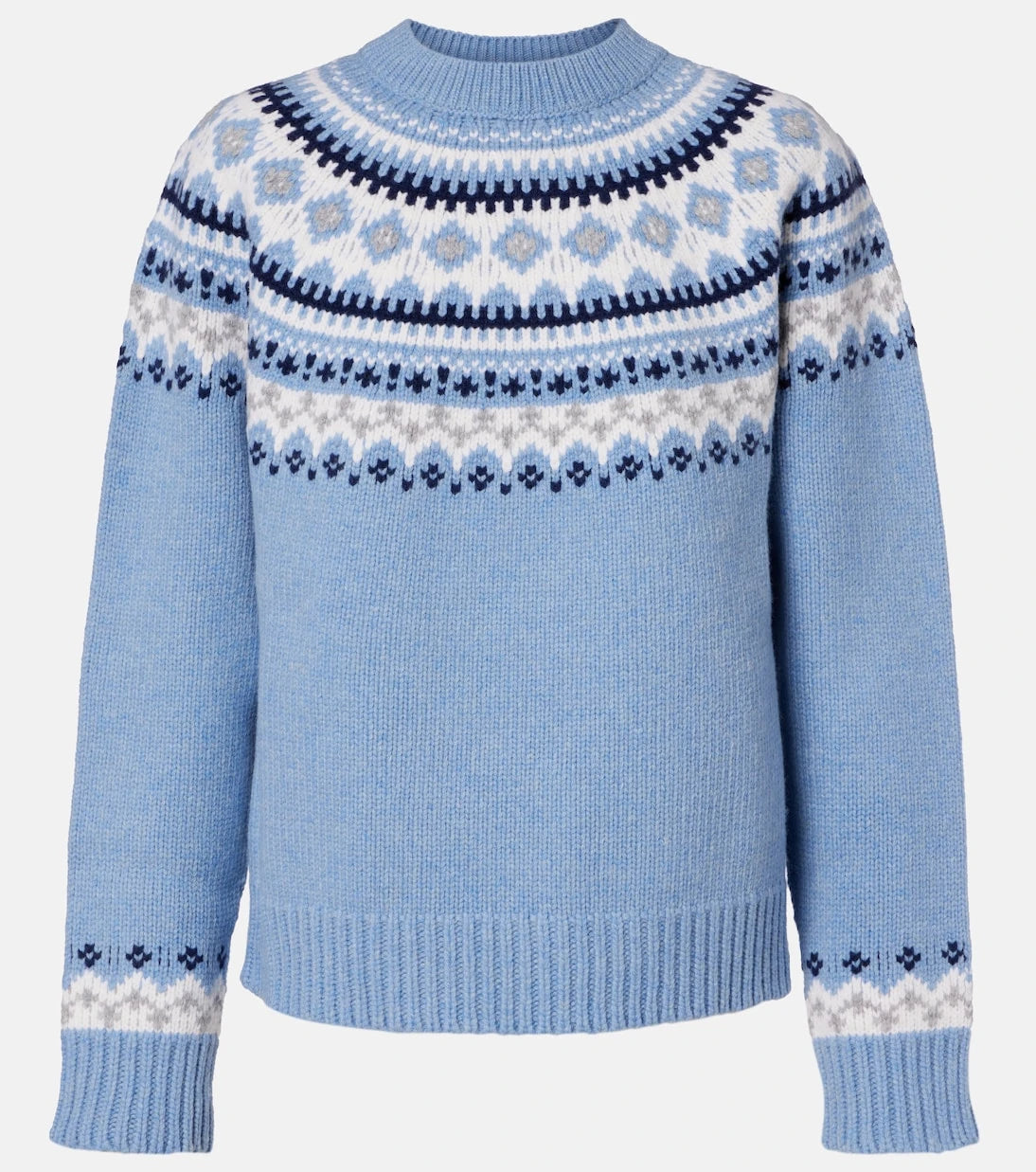 Miu Miu - Fair Isle virgin wool jacquard sweater