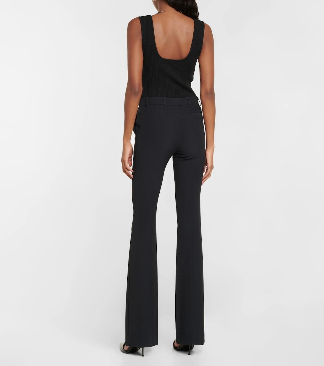 McQueen - Mid-rise flared pants