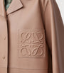 LOEWE Beige Leather Pyjama Blouse