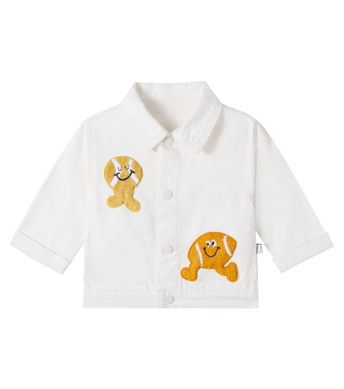Stella McCartney Kids - قميص دنيم بتطريز رقعة