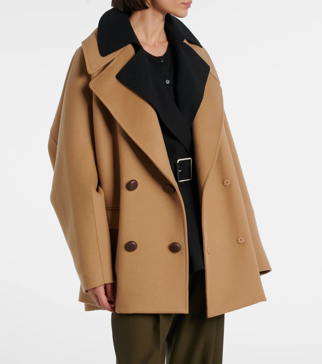 Loewe - Oversized wool peacoat