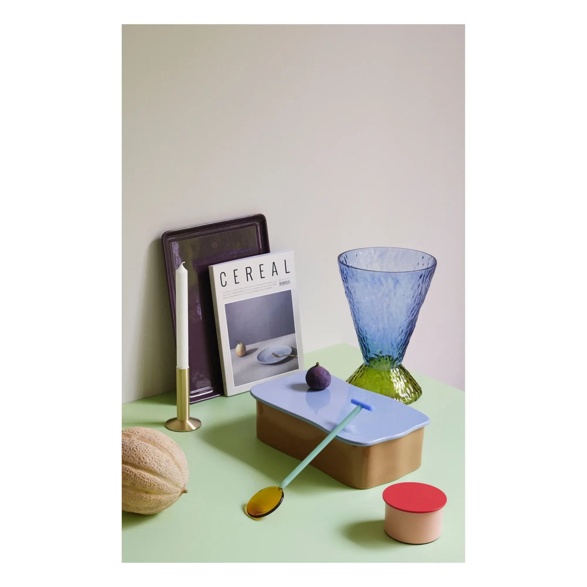 Hübsch - Amare Storage Box | Light Blue