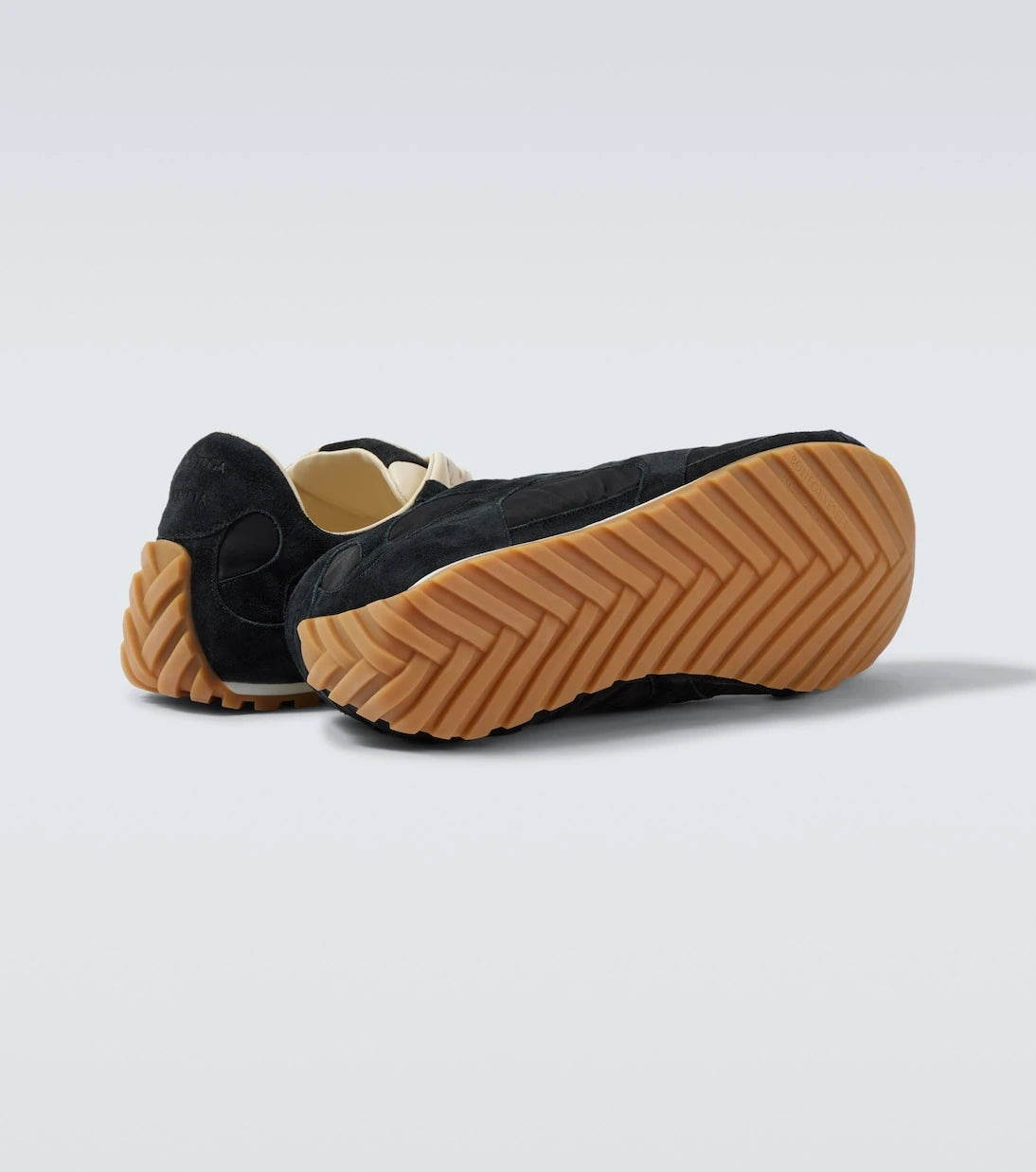 Bottega Veneta - Orbit Flash suede-trimmed sneakers