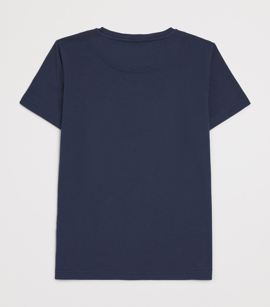 Vilebrequin Kids Cotton Logo Turtle T-Shirt (2-14 Years)