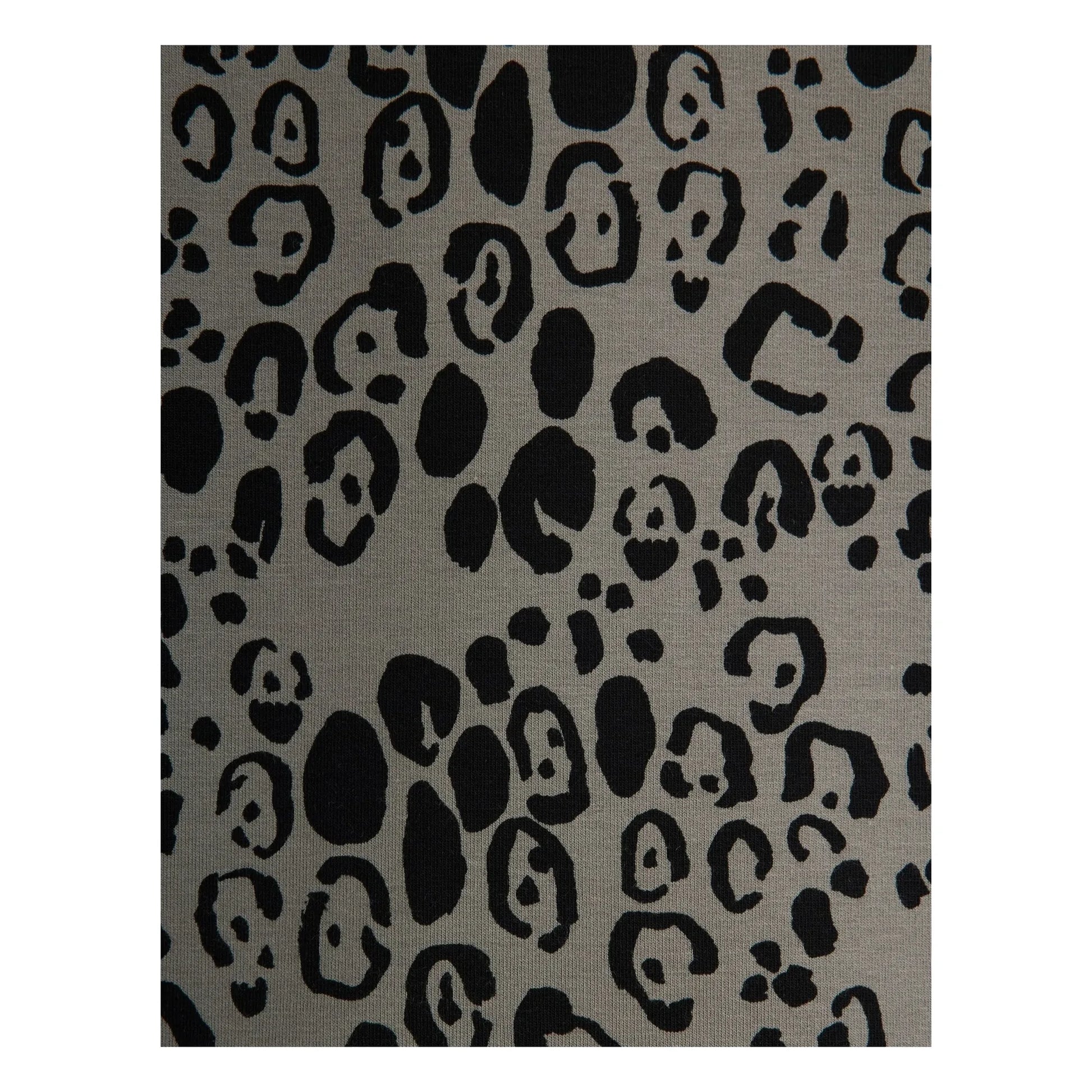 Mini Rodini - Organic Cotton Leopard Legging | Grey