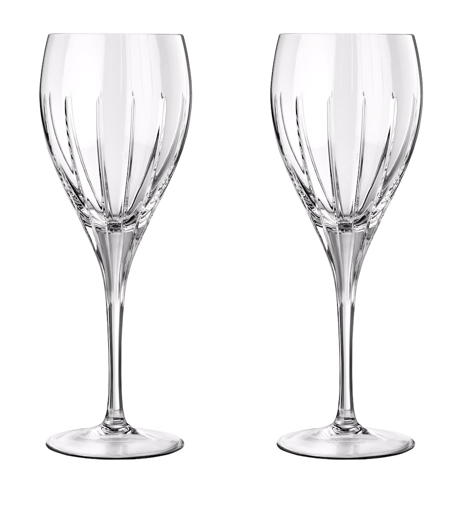 Christofle Set of 2 Iriana Crystal Water Glasses (240ml)