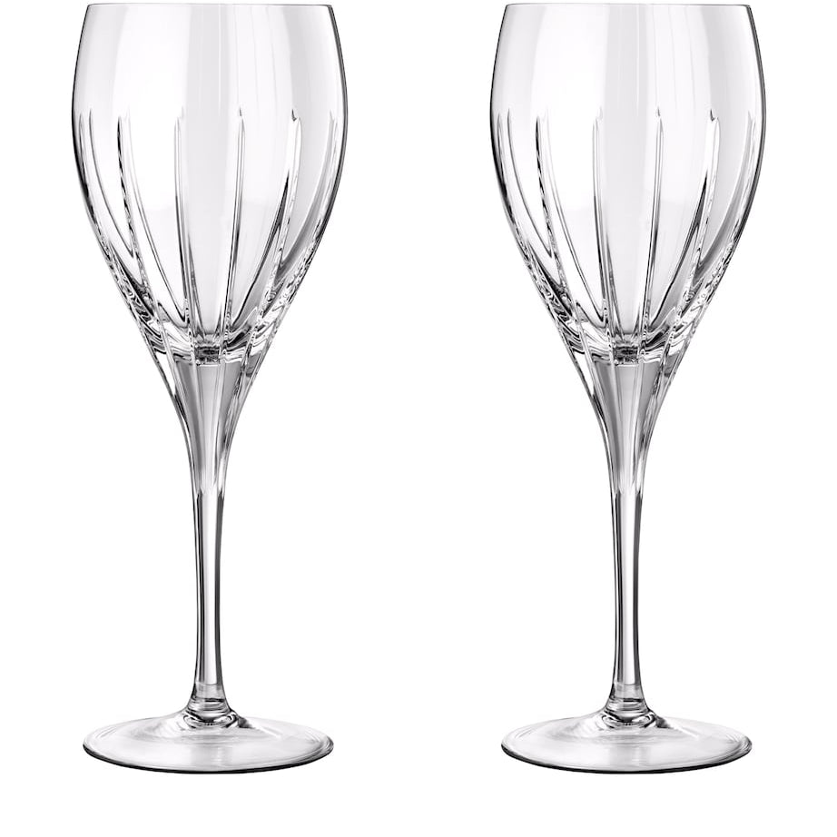 Christofle Set of 2 Iriana Crystal Water Glasses (240ml)